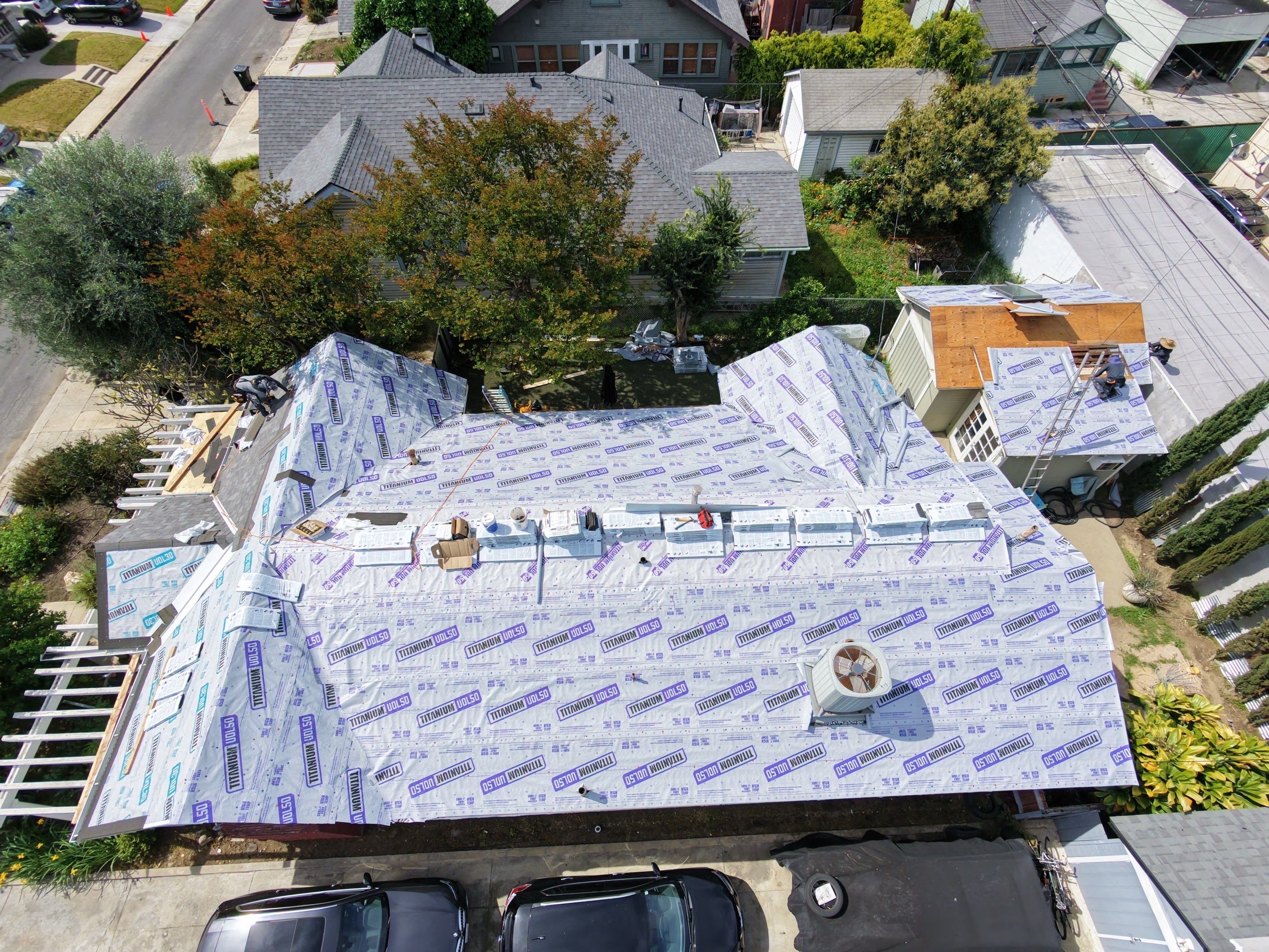 Residential project in Mid-City Los Angeles by Hull Brothers Roofing