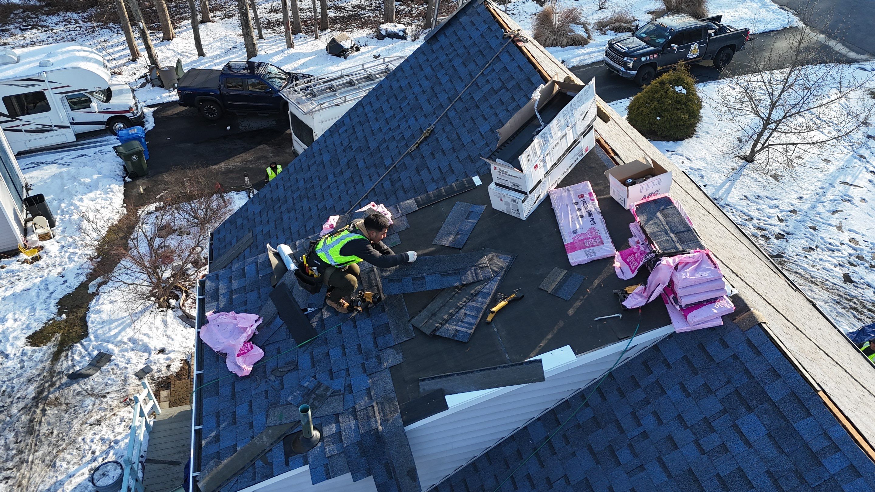 Owens Corning Duration: Harbor Blue in Norwich by Golden Shield Roofing