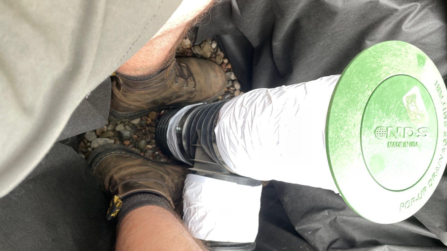 Richard’s Sump Pump Discharge Line Fix by Waterproofing Northeast