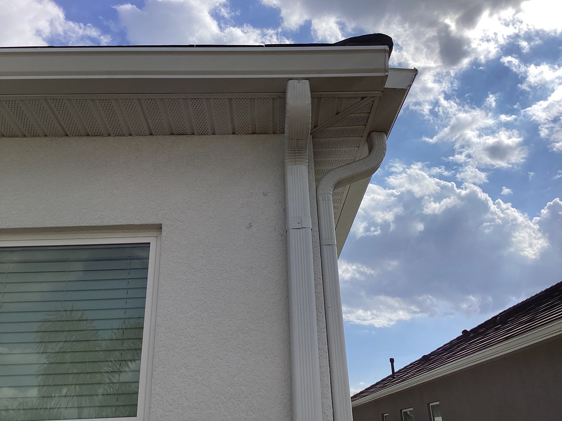 Seamless Gutter Installation Project in Sarasota FL by Gutter Professors