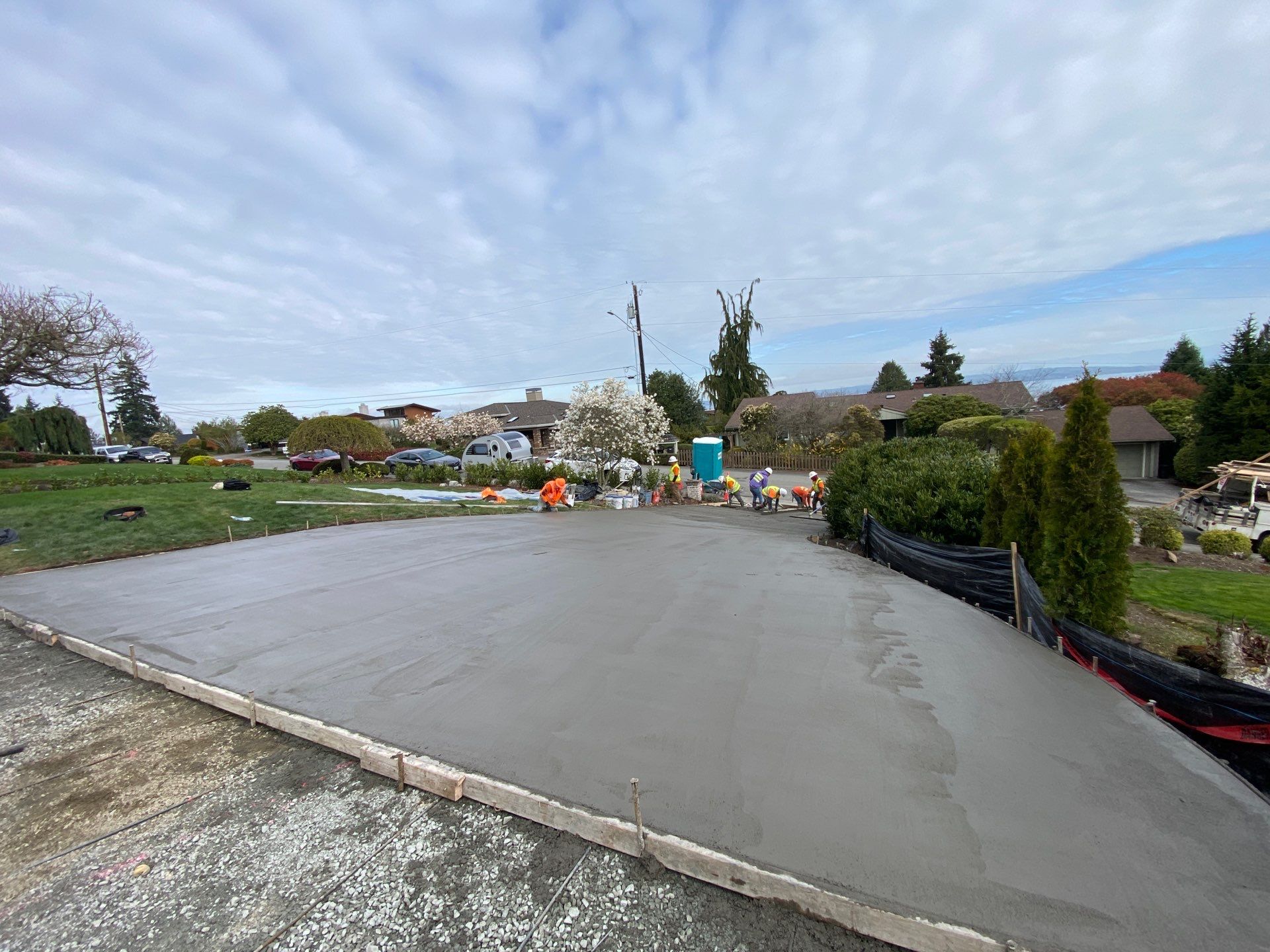 John | Stamped Concrete Driveway Makeover by Jireh Asphalt & Concrete Inc 