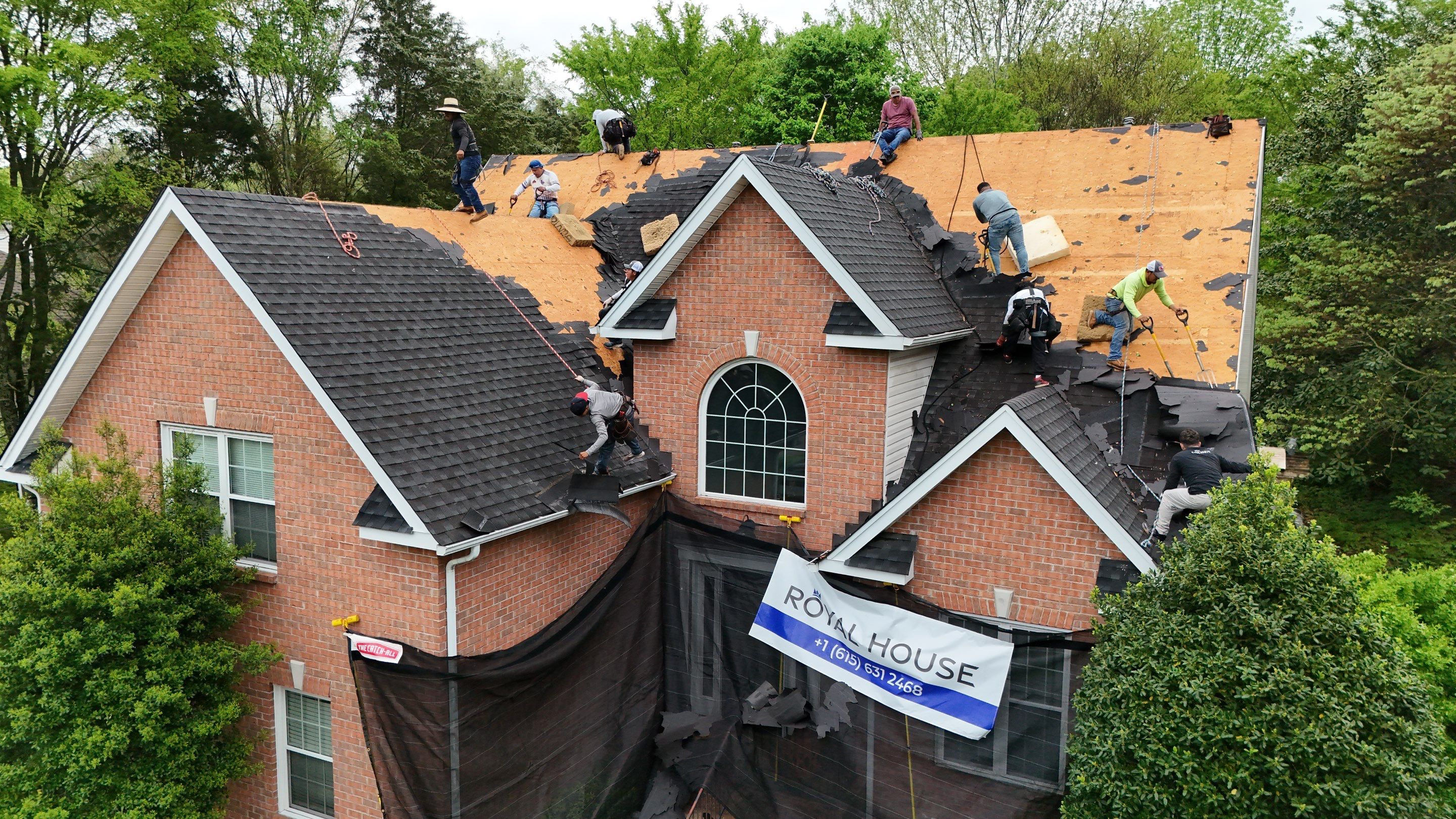 Charcoal Black Re-Roof by Royal House LLC