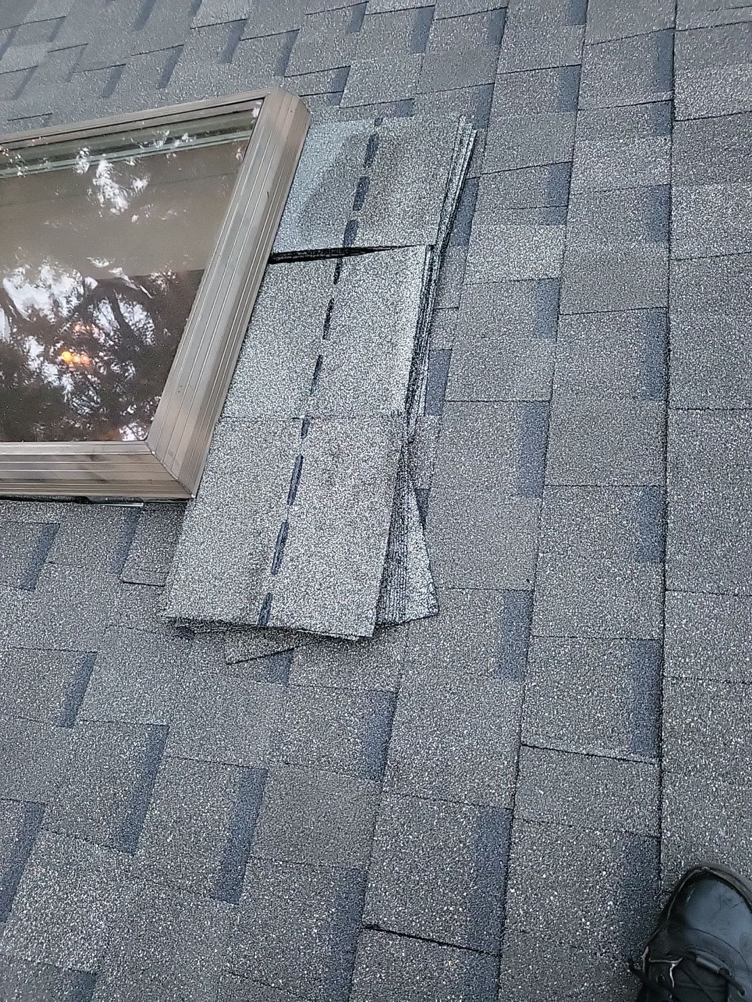 Atlas Pinnacle, Color: Weathered Wood, Drip Edge: Color: Royal Brown by Eagle Eye Roofing