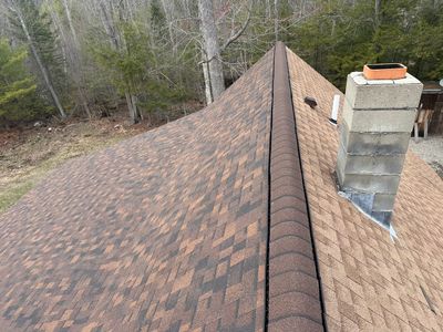 🏔️ Log Cabin Roof Replacement – Tuftonboro, NH