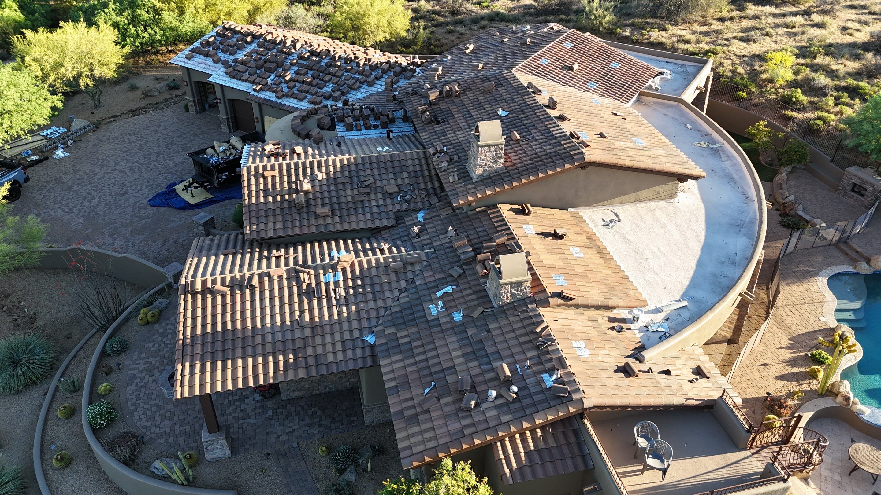 Project in Scottsdale by Saint Roofing