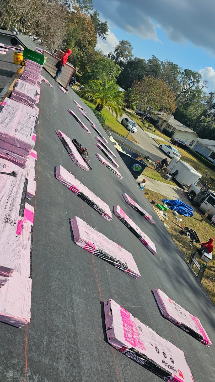 Amber Shingles in Gainesville Reroof by Brehm Roofing