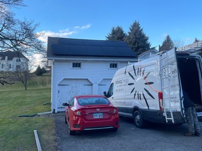 Solar Panel Installation on Main home & Garage