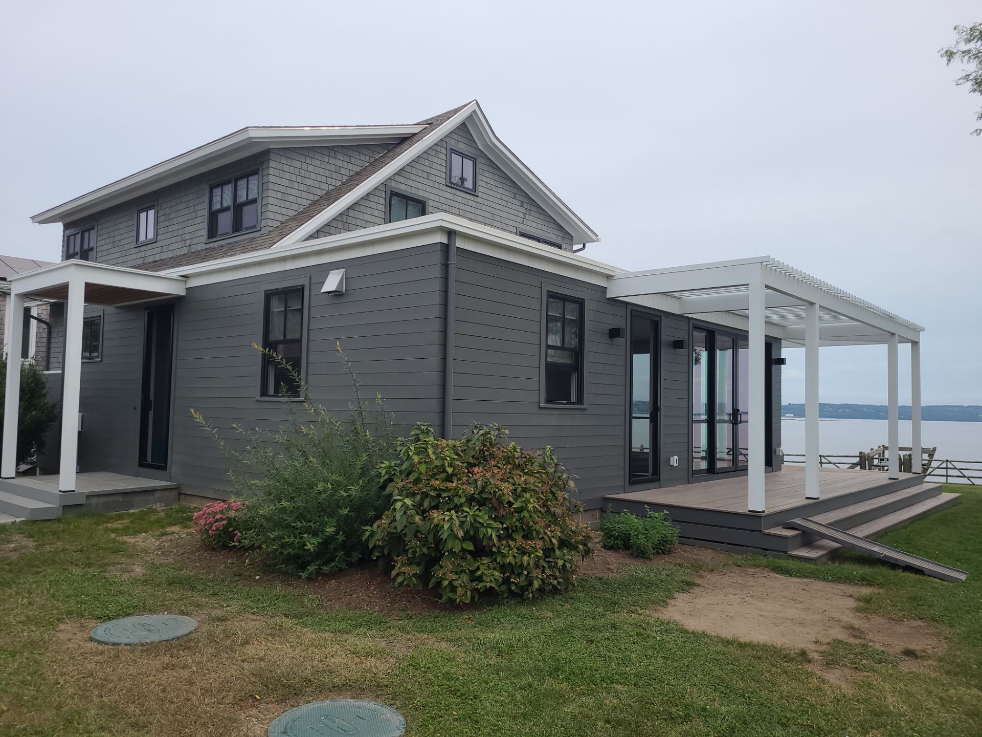 Gutter Installation using 5" Box Style Aluminum Gutter by Gutter Pro Enterprises