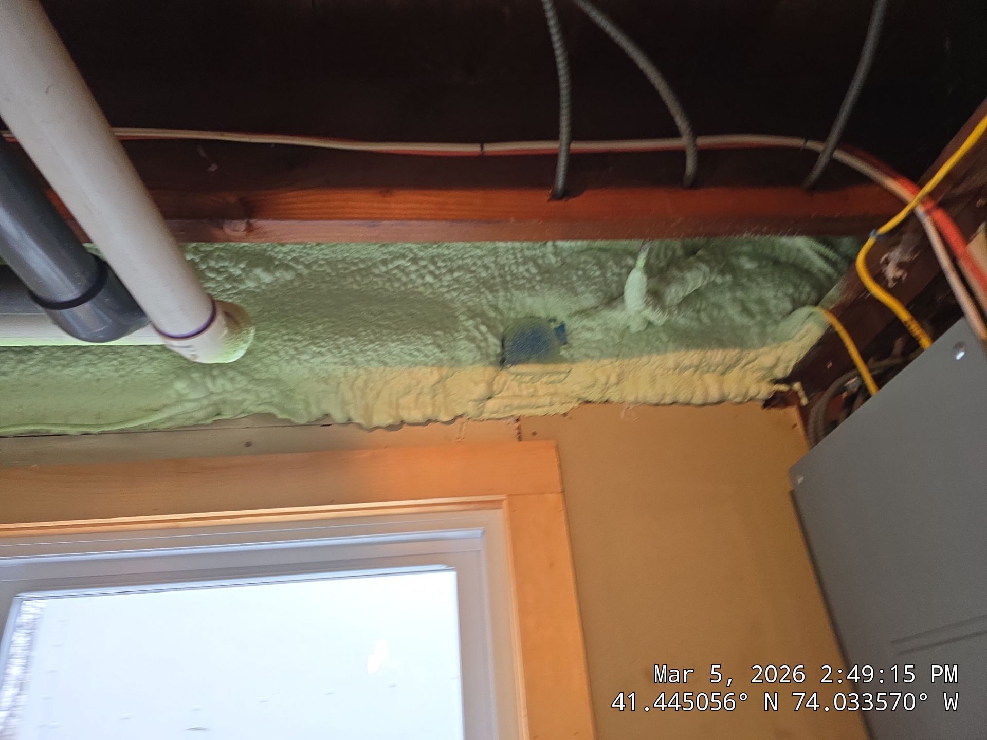 Attic Insulation using open cell spray foam by NYS Foam & Energy