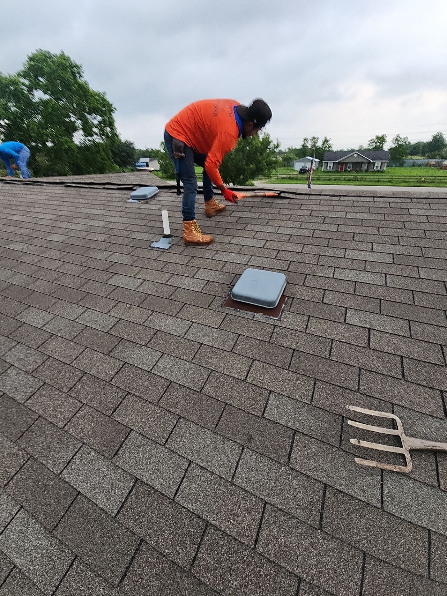 Residential Roofing Installation using Owen's Corning Duration (Lifetime) Shingles by Roof Repair Company