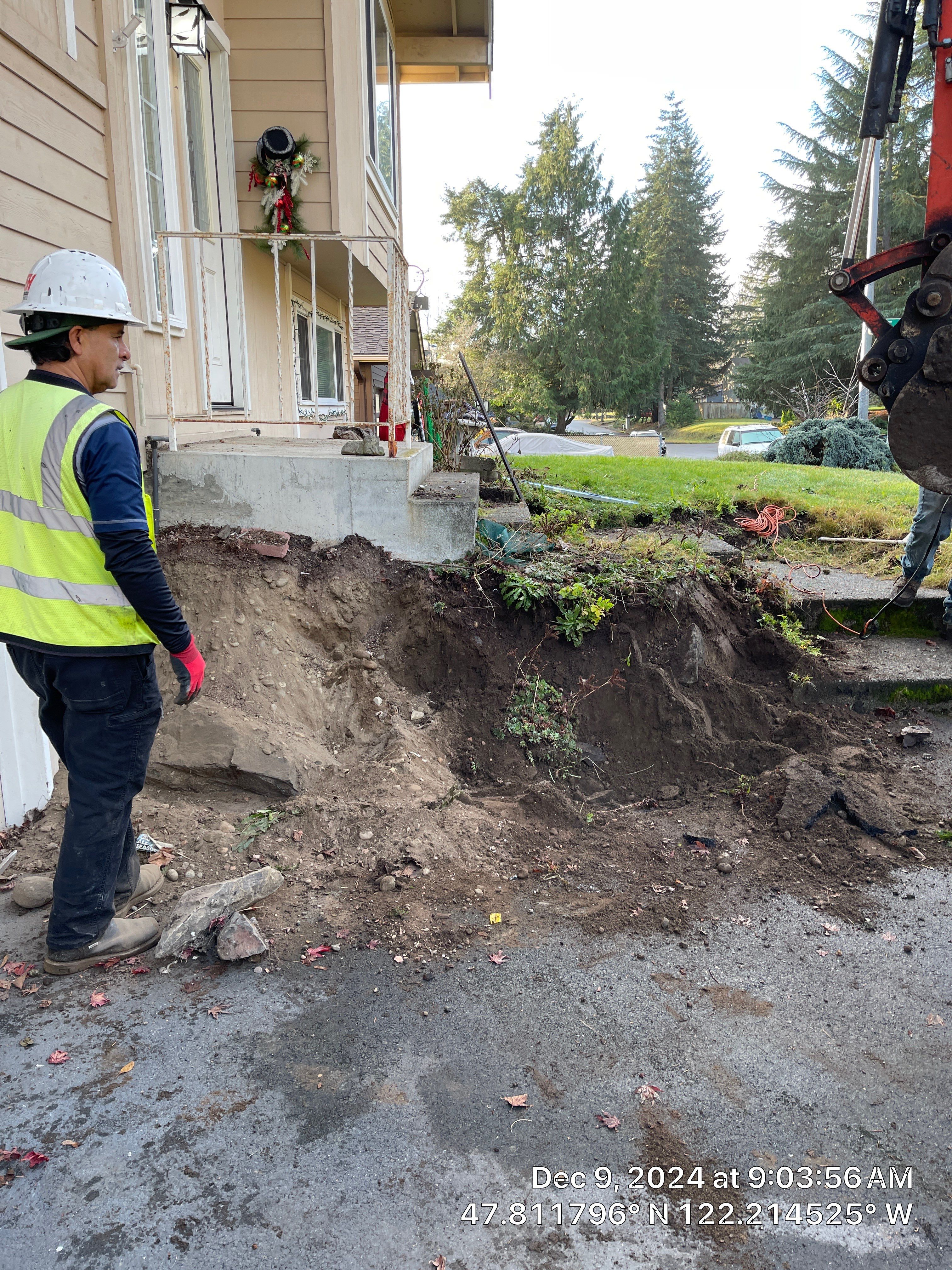 Concrete Front Stair Repair | Bothell  by Jireh Asphalt & Concrete Inc 