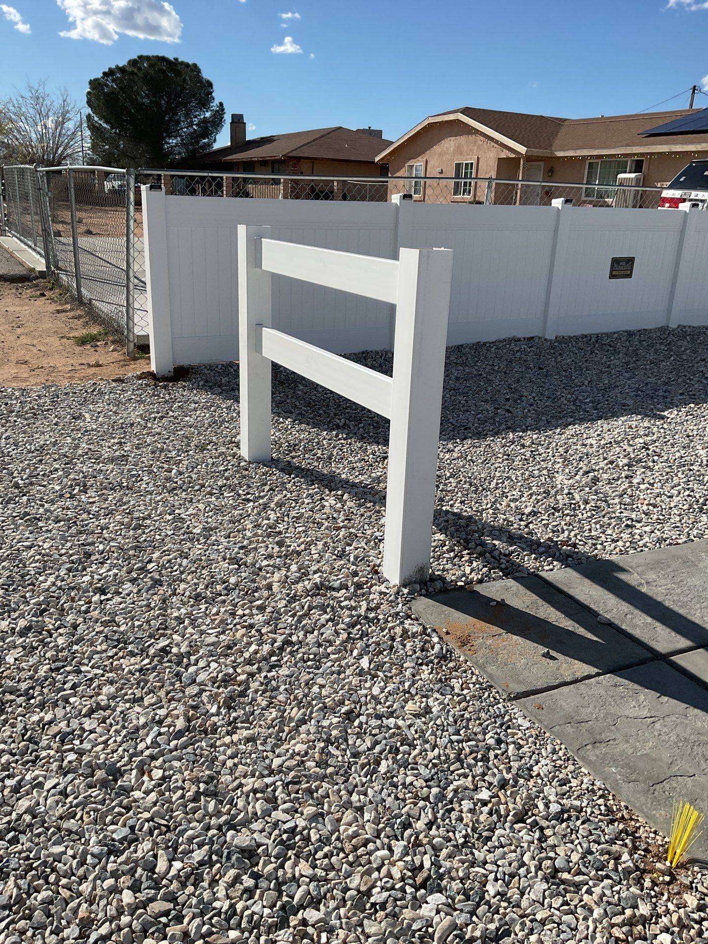 Wrought Iron Frame Ranch Style Sliding Gates by Fence Guys Inc.