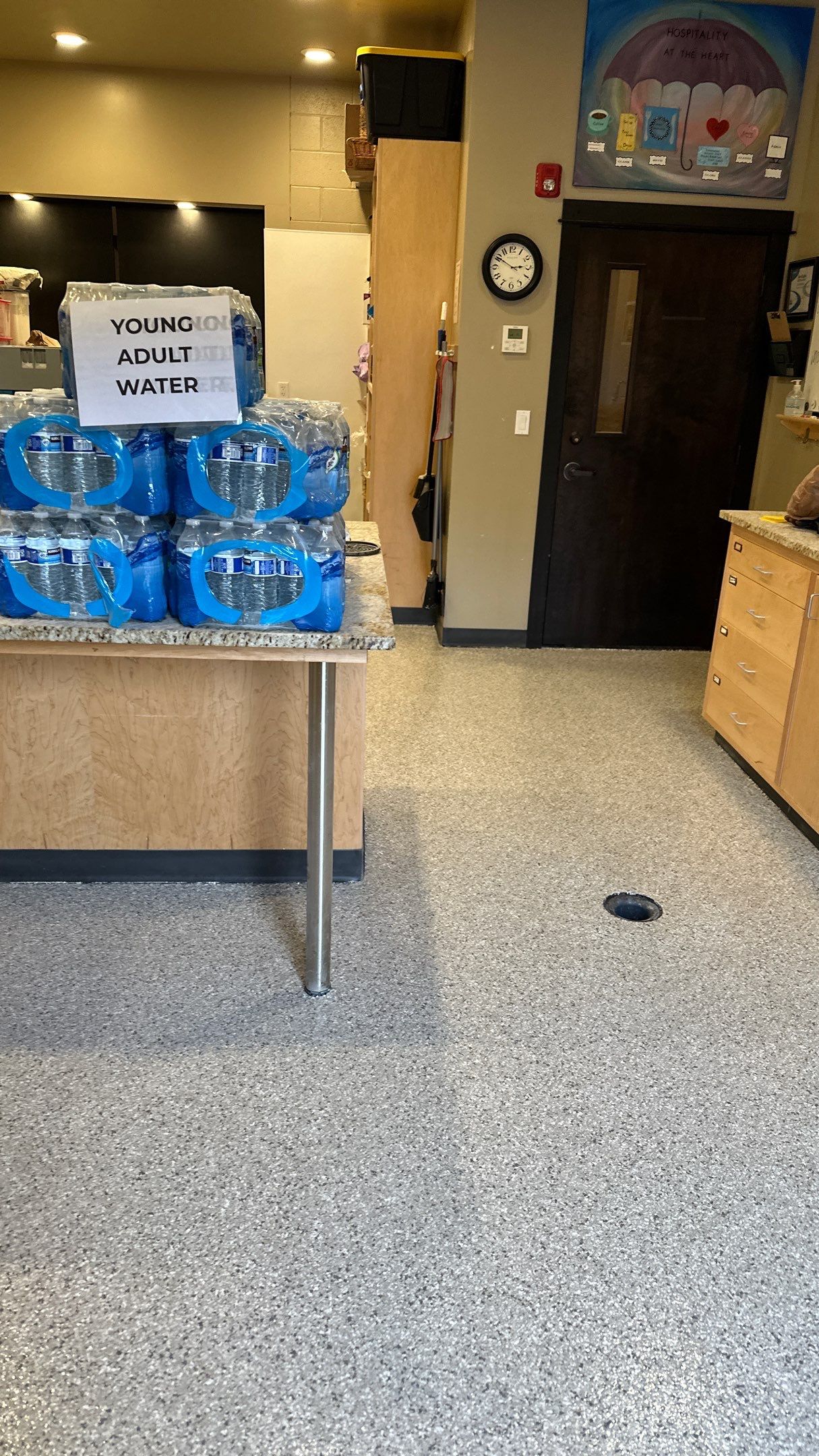 Commercial Kitchen Floor Transformation using Mt Everest by Croc Coatings, LLC