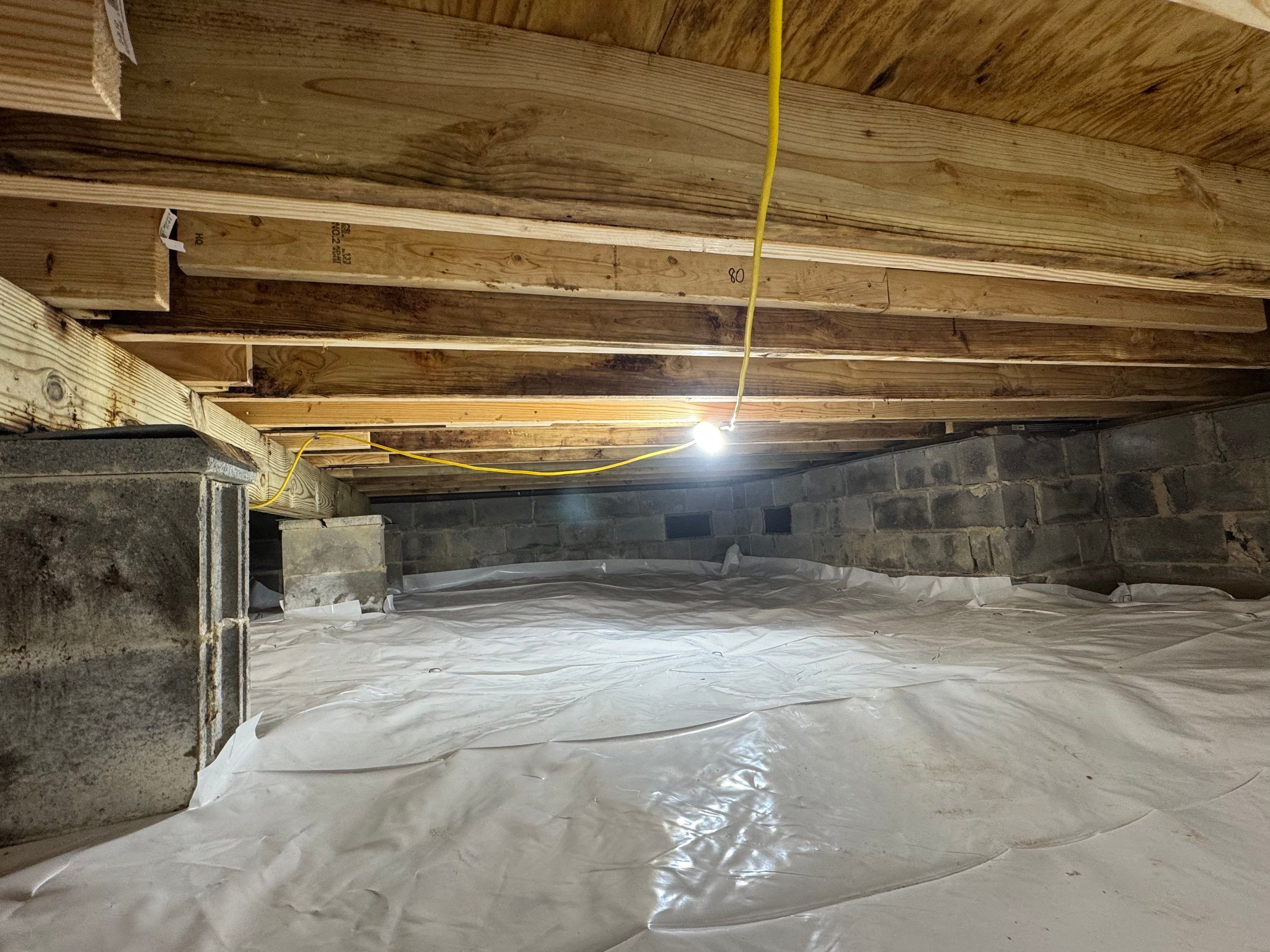 Project in Suffolk by Patriot Crawl Space Repairs