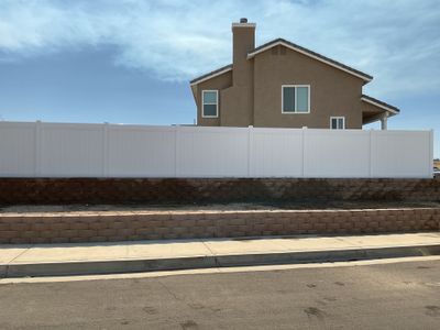 Fence Installation using Vinyl