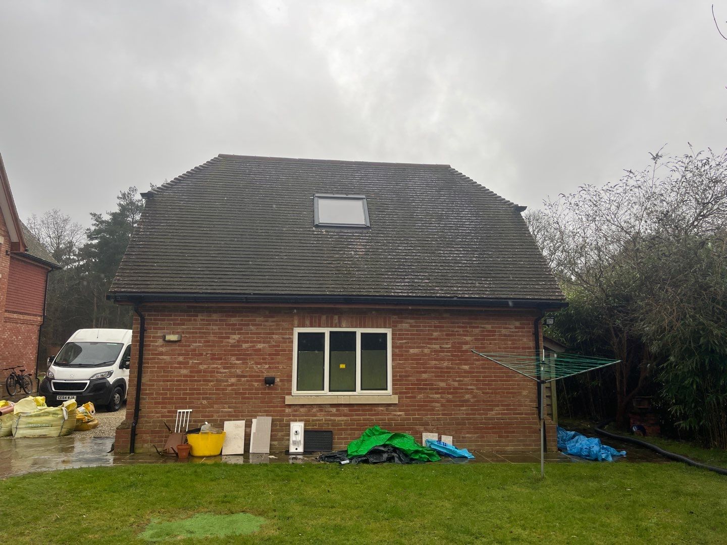 Roof Clean - Moss Removal - Gutter Clean using Honda 15lpm Low Pressure Washing Machine by Ges Exterior Cleaning ltd