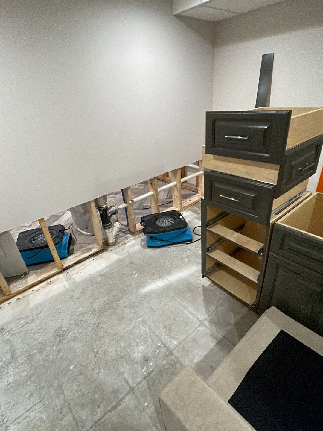 Project in Troy by EzDry Water Mitigation & Property Restoration