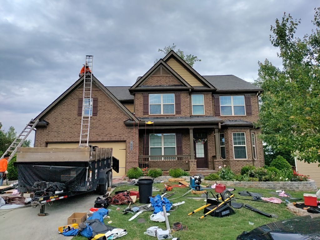 Residential Roofing Installation using Owens Corning TruDef Peppermill Gray by Inspector Roofing and Restoration