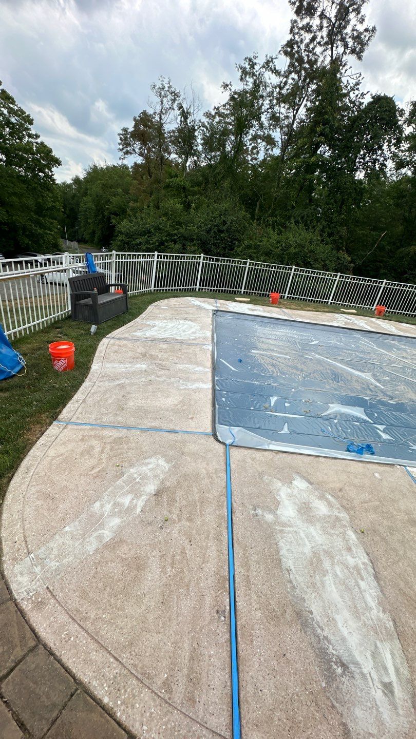 Pool Deck Project in Monroeville by Floors in a Day, Inc