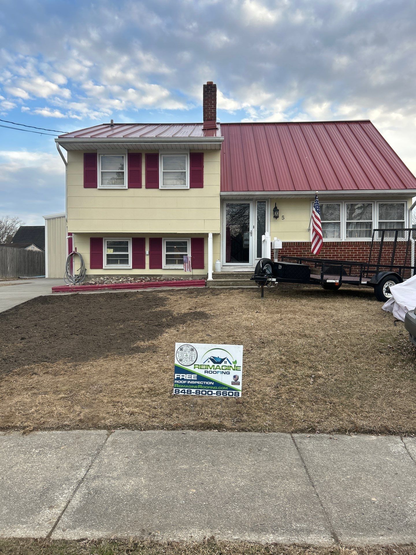  Colonial Red Standing Seam by Reimagine Roofing