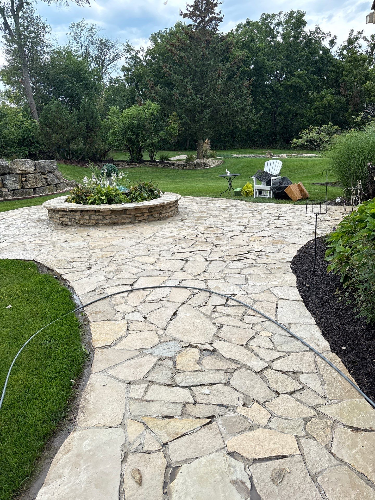 Full Stucco and Stone Exterior Power Washing in Edgerton by Under Pressure Power Washing 