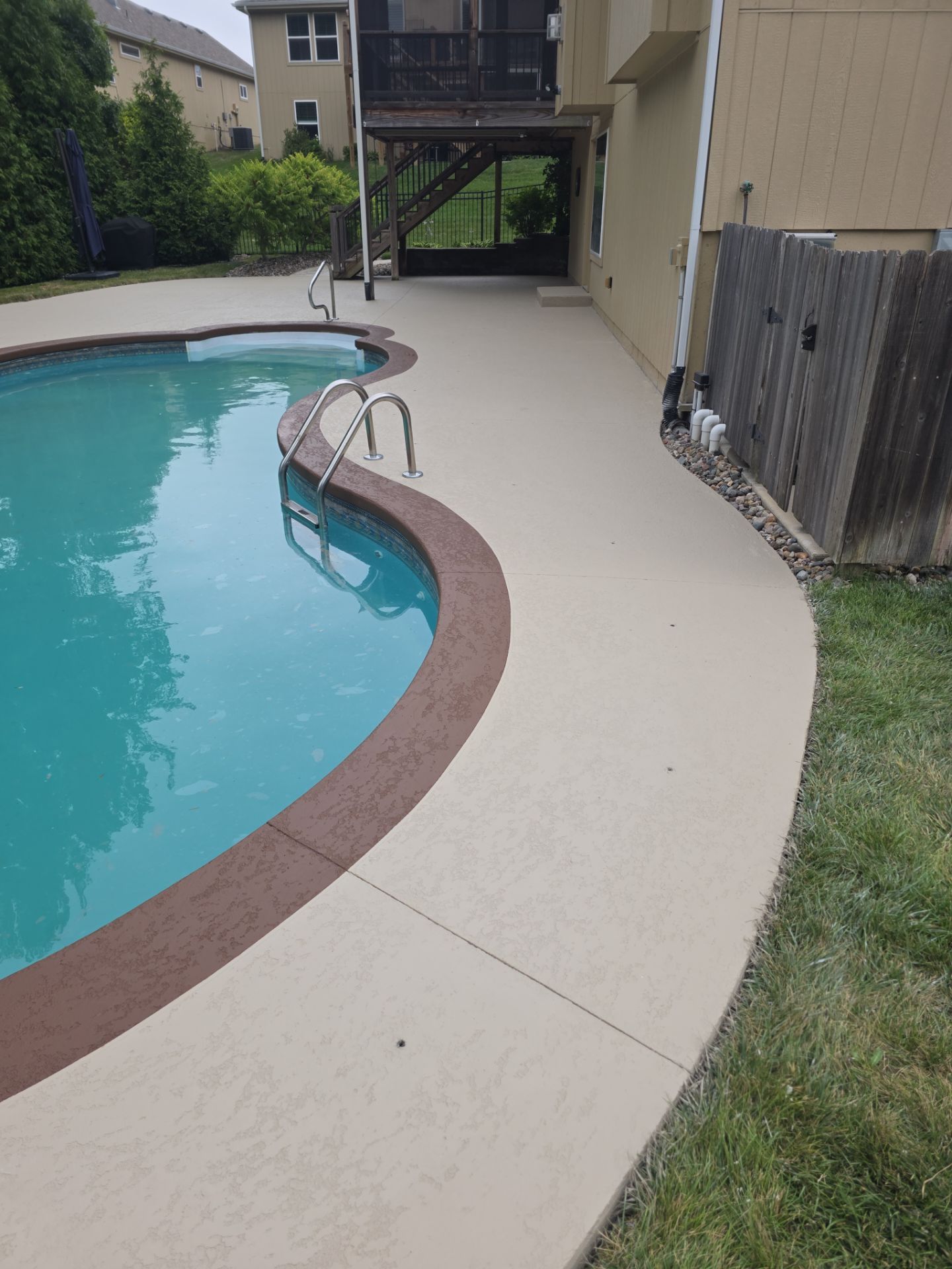Pool Deck Refresh- Kansas City, MO by Big Red Decorative Concrete, LLC