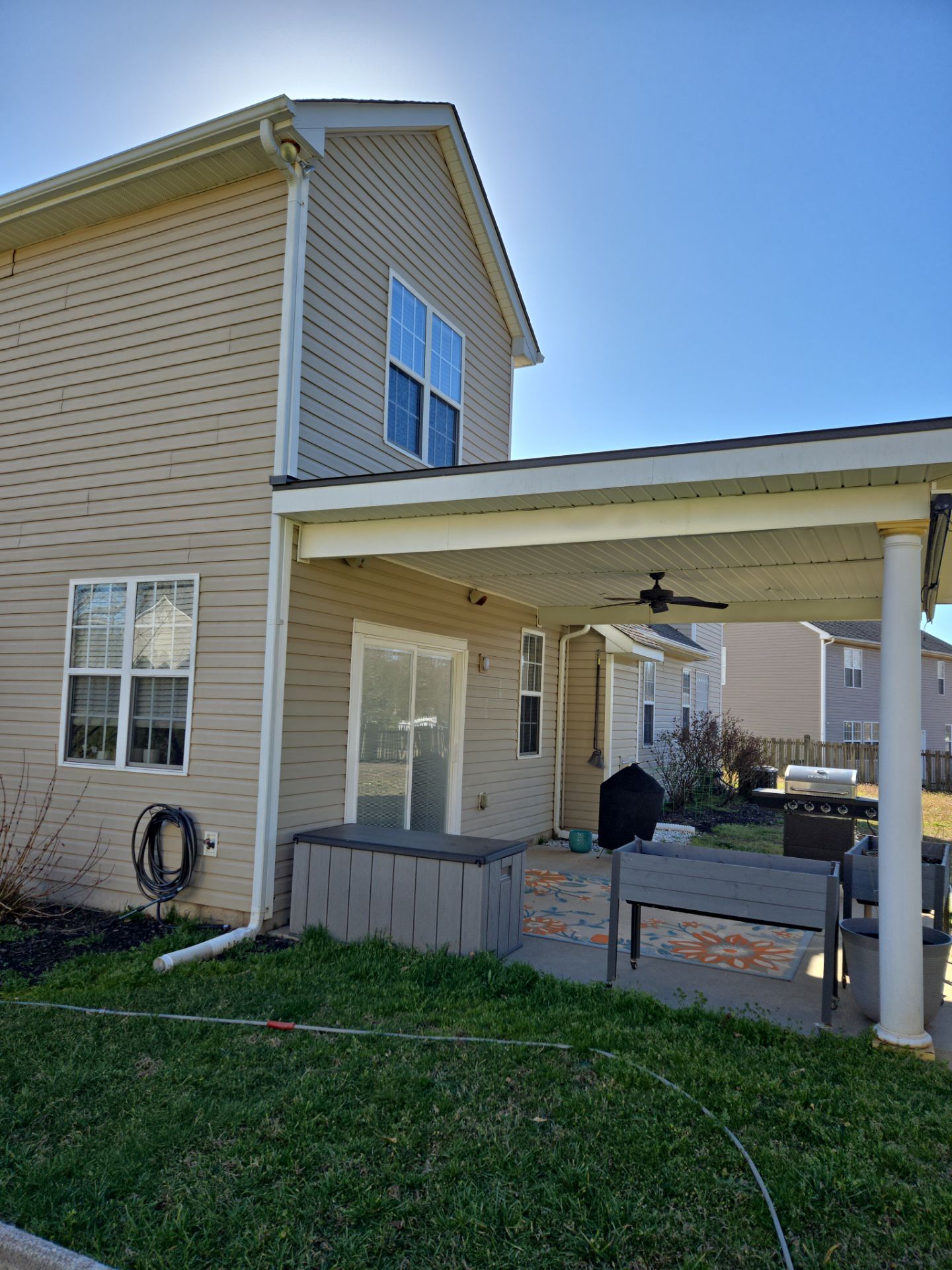 House Wash using cleaner by Power Wash Masters LLC