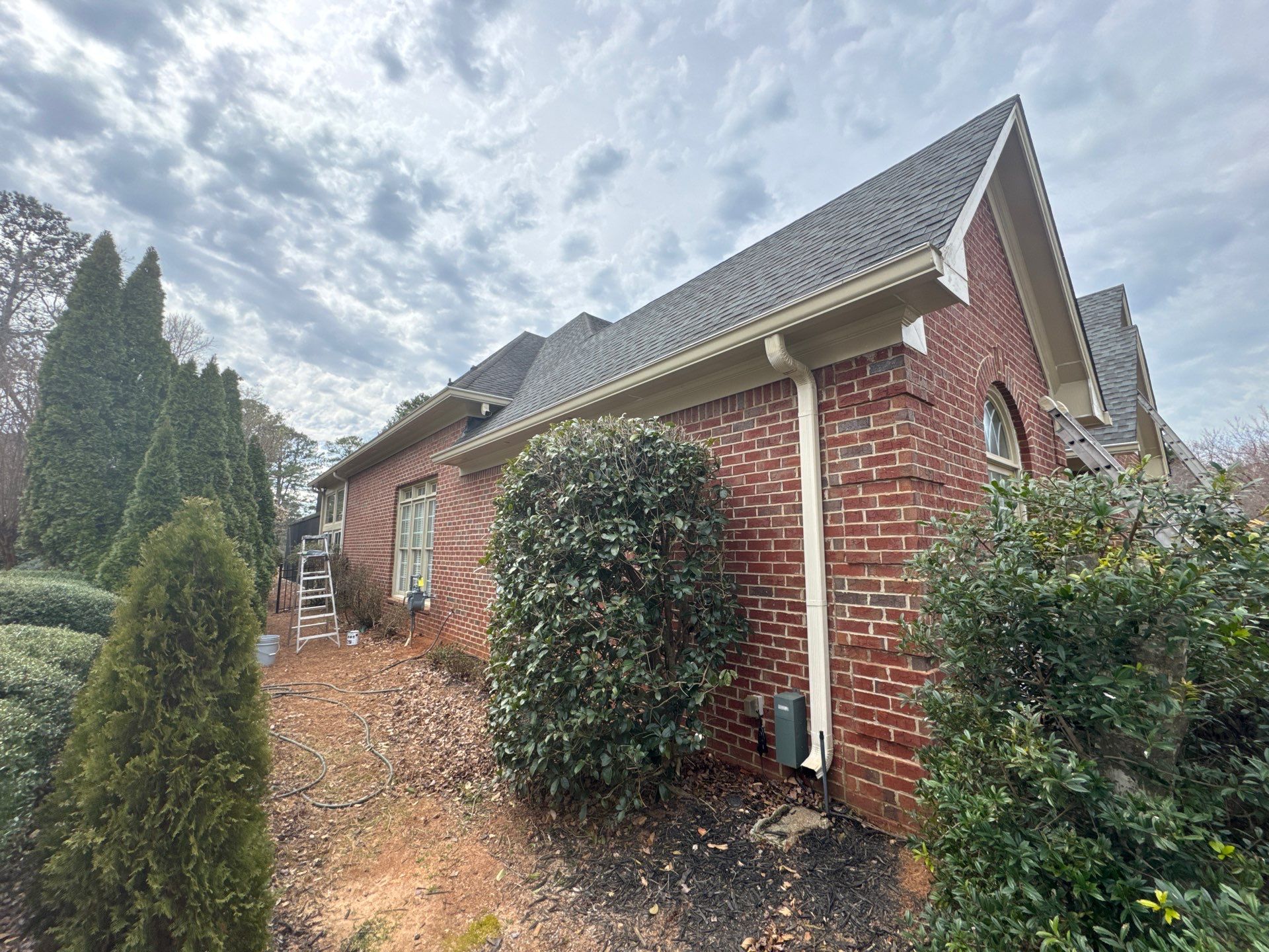 Complete Exterior Painting Refresh for Marietta Brick and Siding Residence by Swift Home Renovations