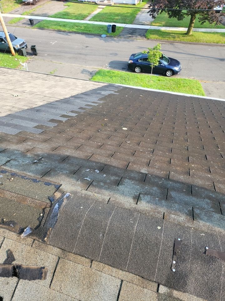 Residential Roofing Installation using Owens Corning Duration Driftwood by A Plus Exterior