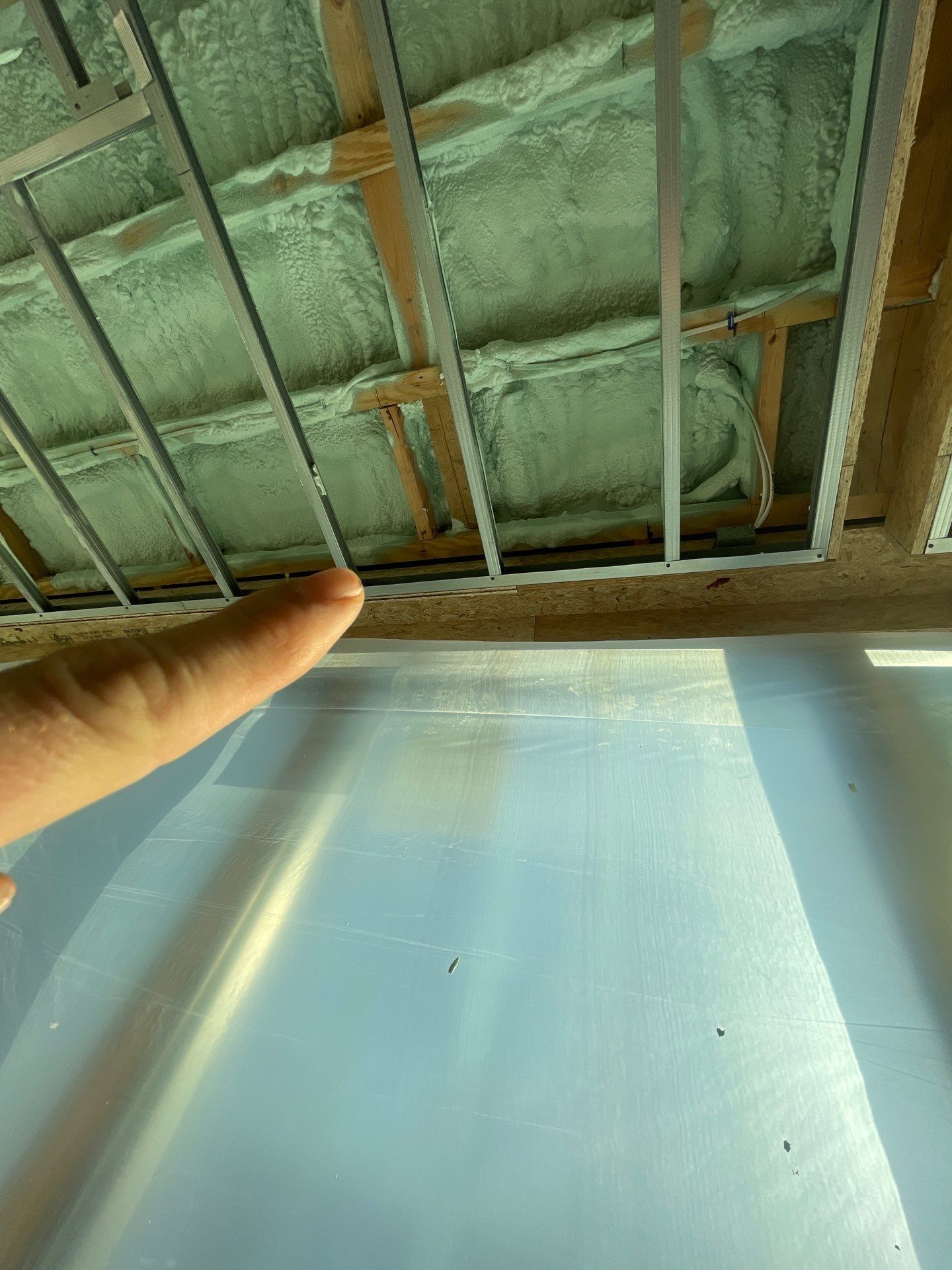 New Construction using Closed Cell Spray Foam by NYS Foam & Energy