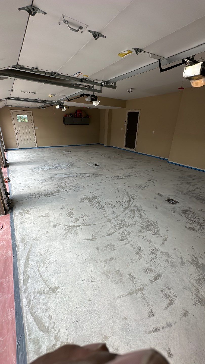 Large Patio + Garage Project in Moon Township by Floors in a Day, Inc