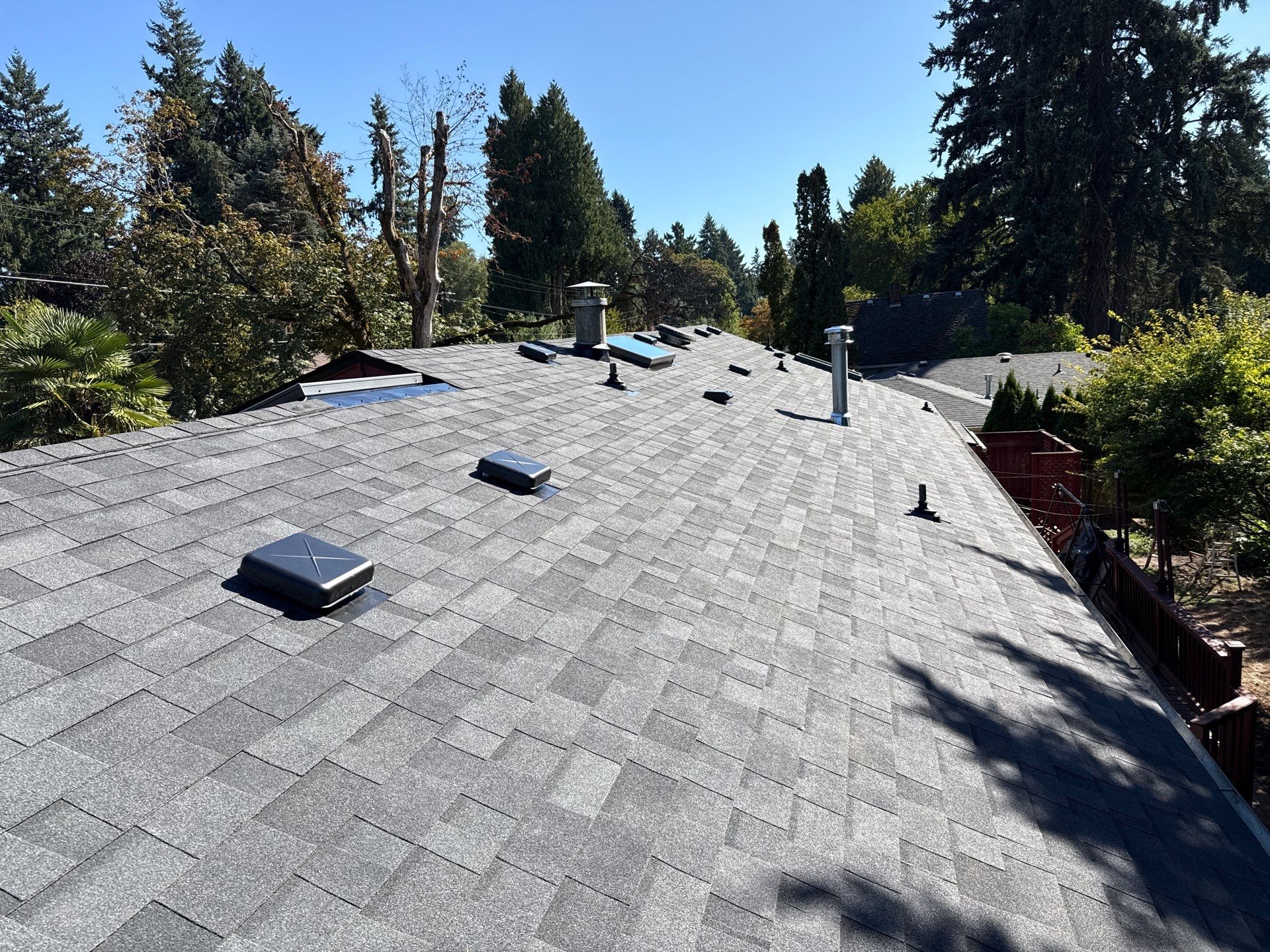 Project in Milwaukie by Tom Leach Roofing