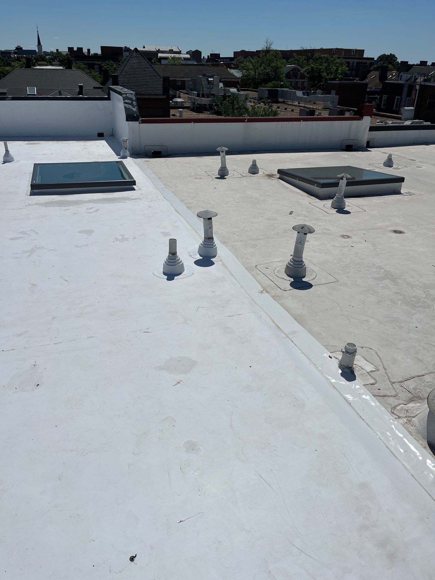 Alexandria: Carlisle Syntec TPO Flat Roof Installation by RM Banning, Inc.