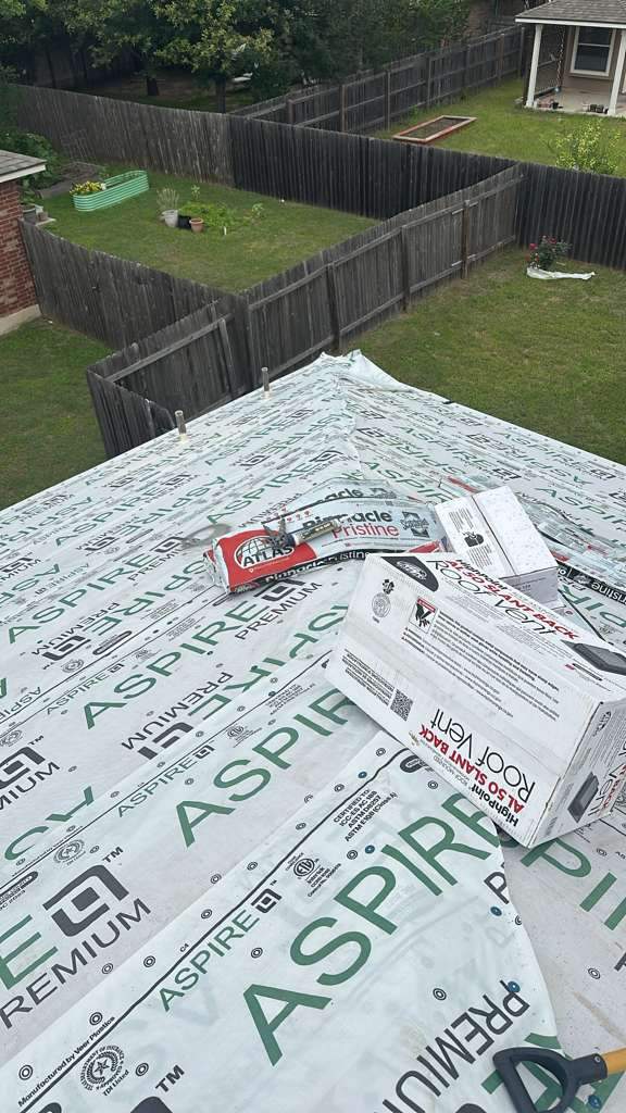 Residential Roof Replacement and Storm Damage Restoration in Leander by Caliber Restoration LLC