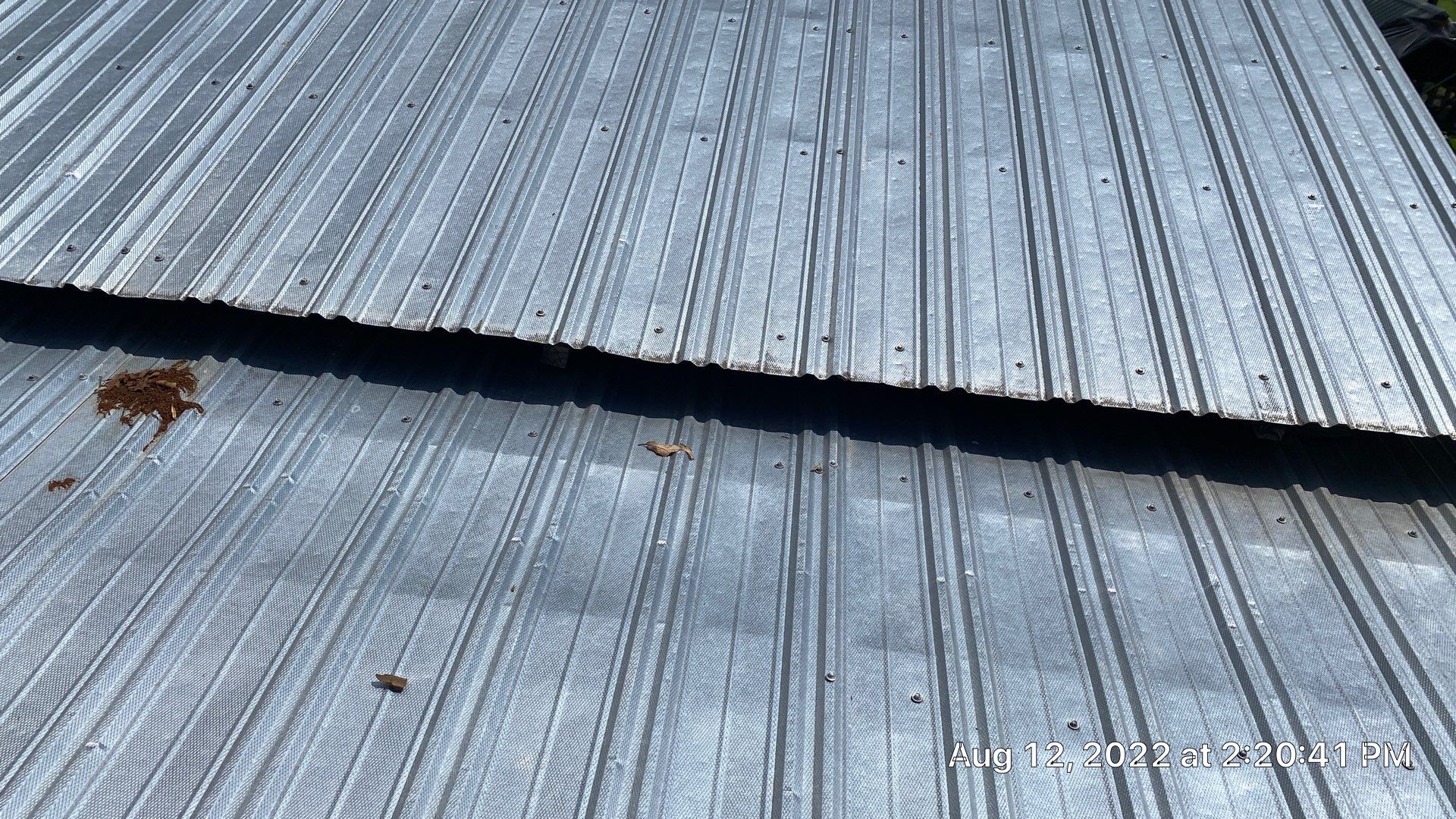 Beautiful Standing Seam Metal Roof by Just In Time Roofing and Restoration