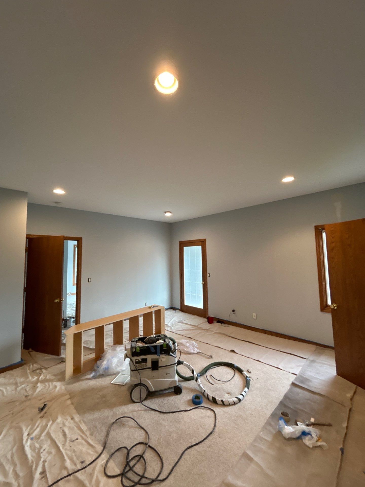 Painting, Drywall Patching, Epoxy Floor, & Deck by Gordon Painting