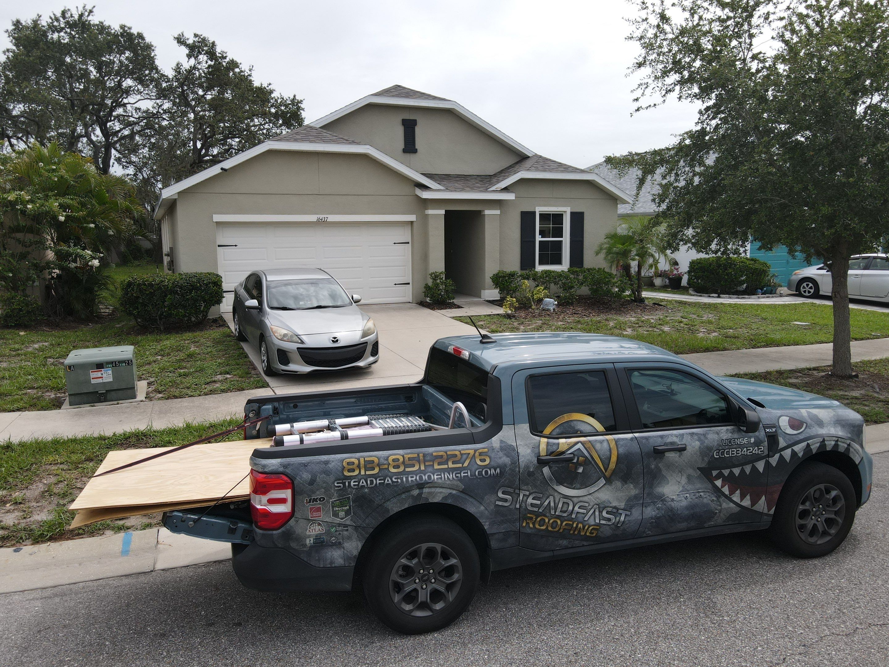 Roof Replacement in Wimauma, FL. by Steadfast Roofing