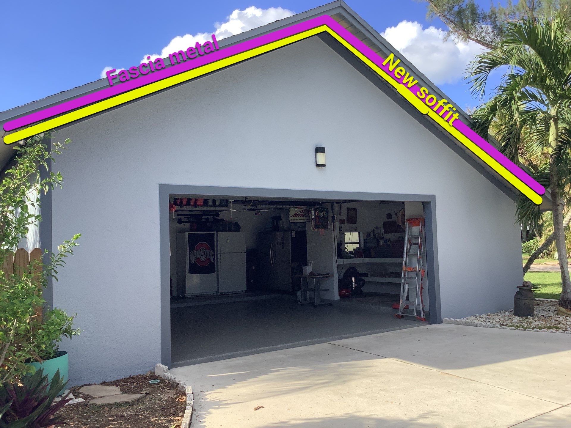 Soffit and Fascia Installation in Fort Myers FL by Gutter Professors