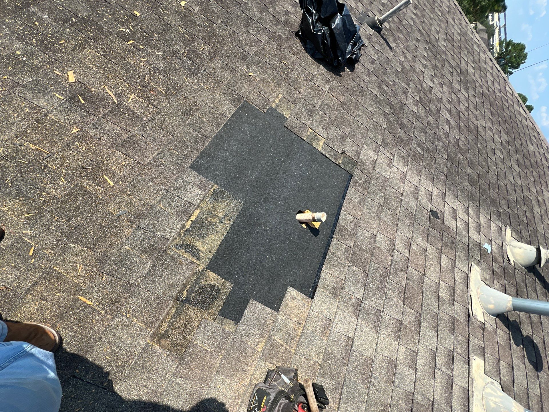 Hail Damage using Owen's Corning Duration (Lifetime) Shingles by Roof Repair Company