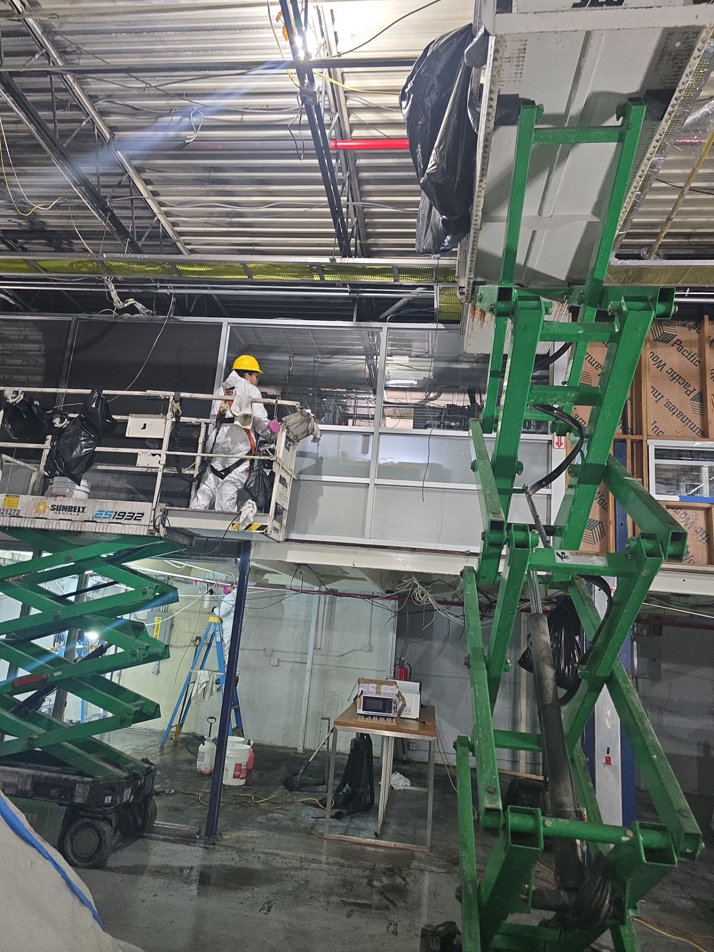 Industrial Warehouse Fire Damage Cleaning and Spray Sealing in Islandia by EMS Restoration Corp