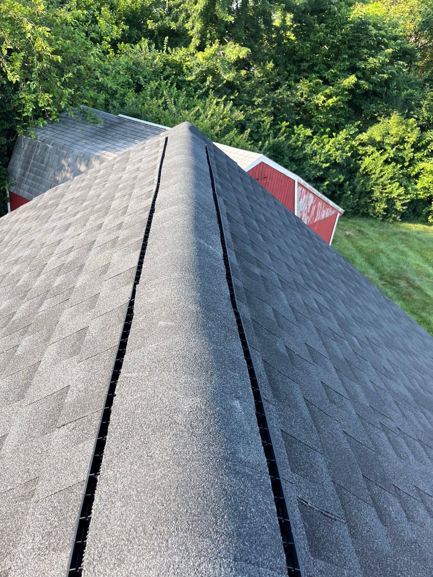 Residential Roofing Installation using GAF Timberline HDZ Charcoal by Nitro Roofing and Construction