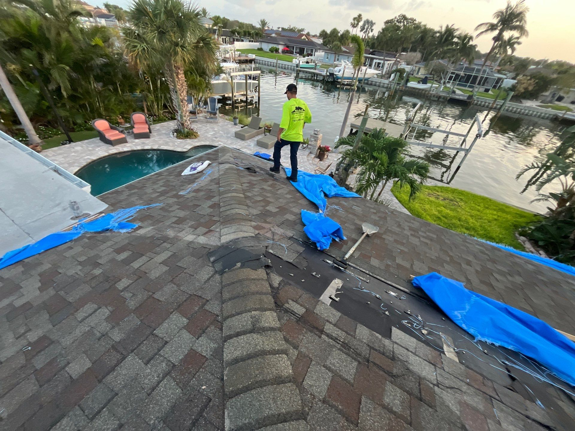 Project in St. Petersburg 33711 by Mitchell Roofing Company LLC 
