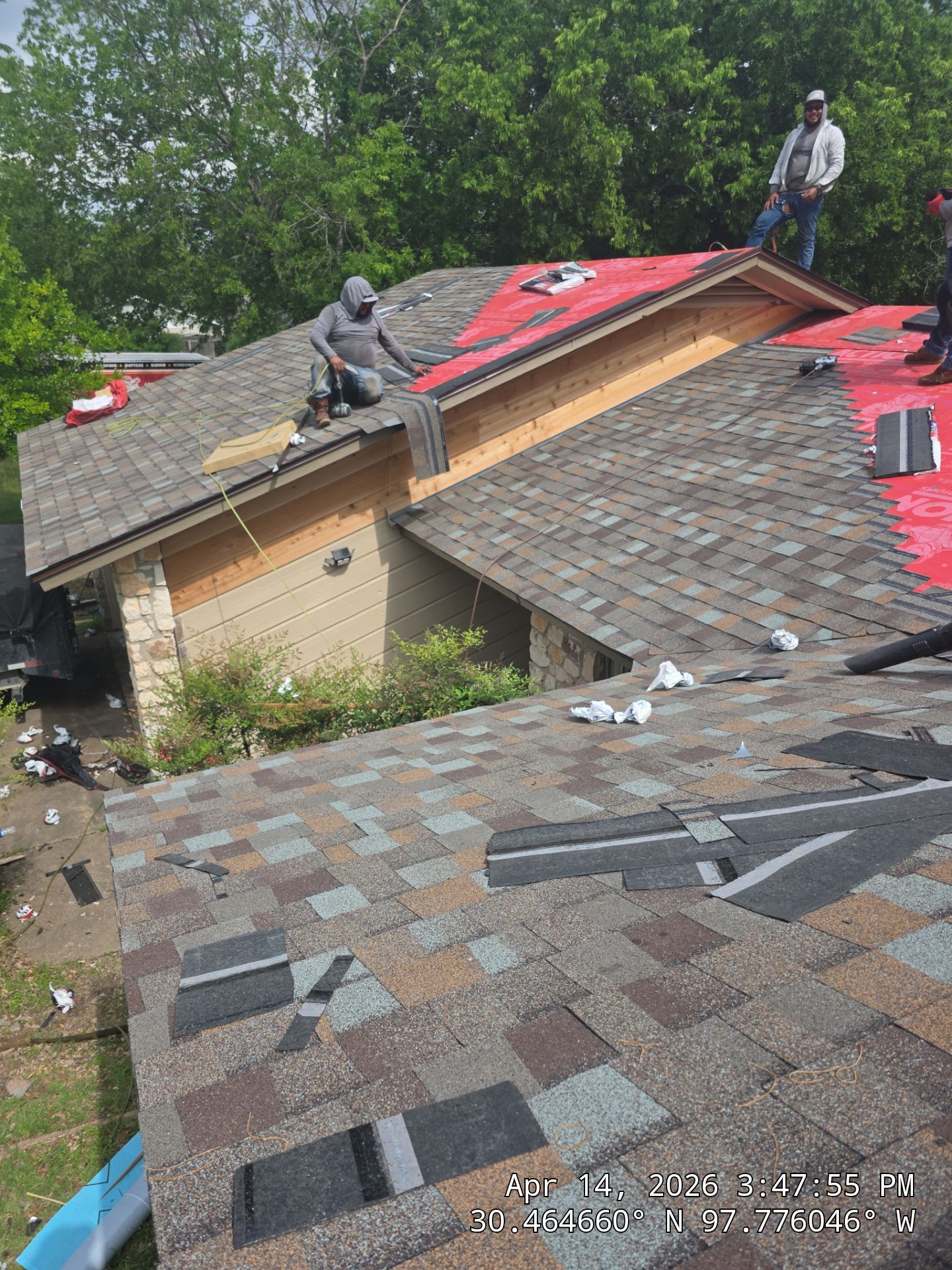 Residential Roof Replacement using TAMKO - Titan XT - Mountain Slate by Action Exteriors Austin