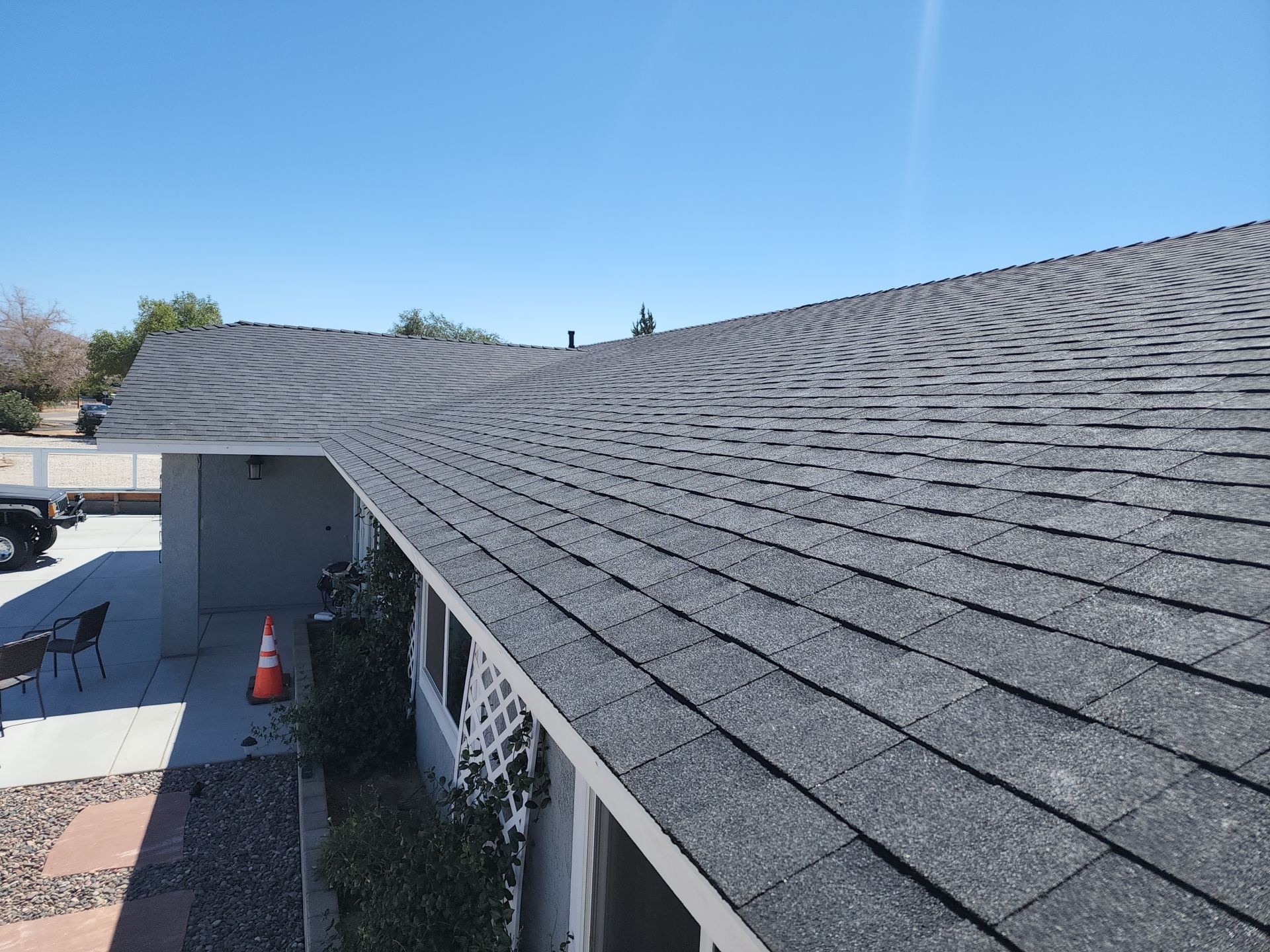 Onyx Black Shingles by Reimagine Roofing