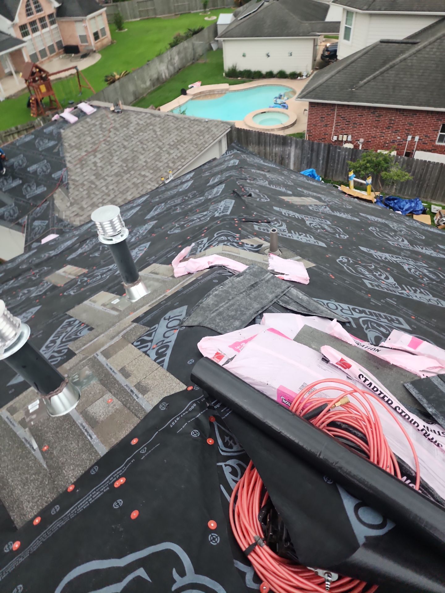 Residential Roofing Repair using Owen's Corning Duration (Lifetime) Shingles by Roof Repair Services LLC