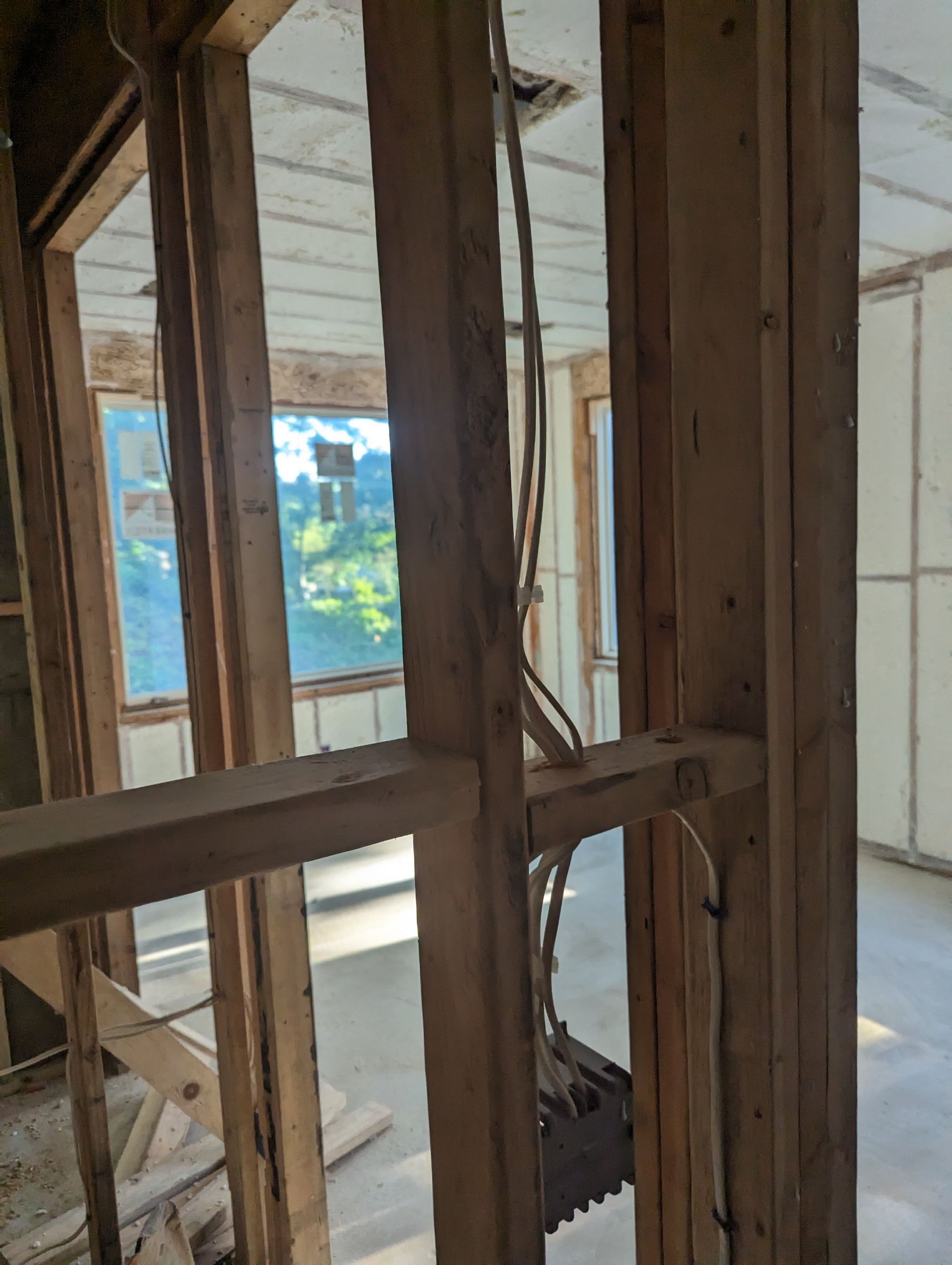 New Home Construction using open cell spray foam by NYS Foam & Energy