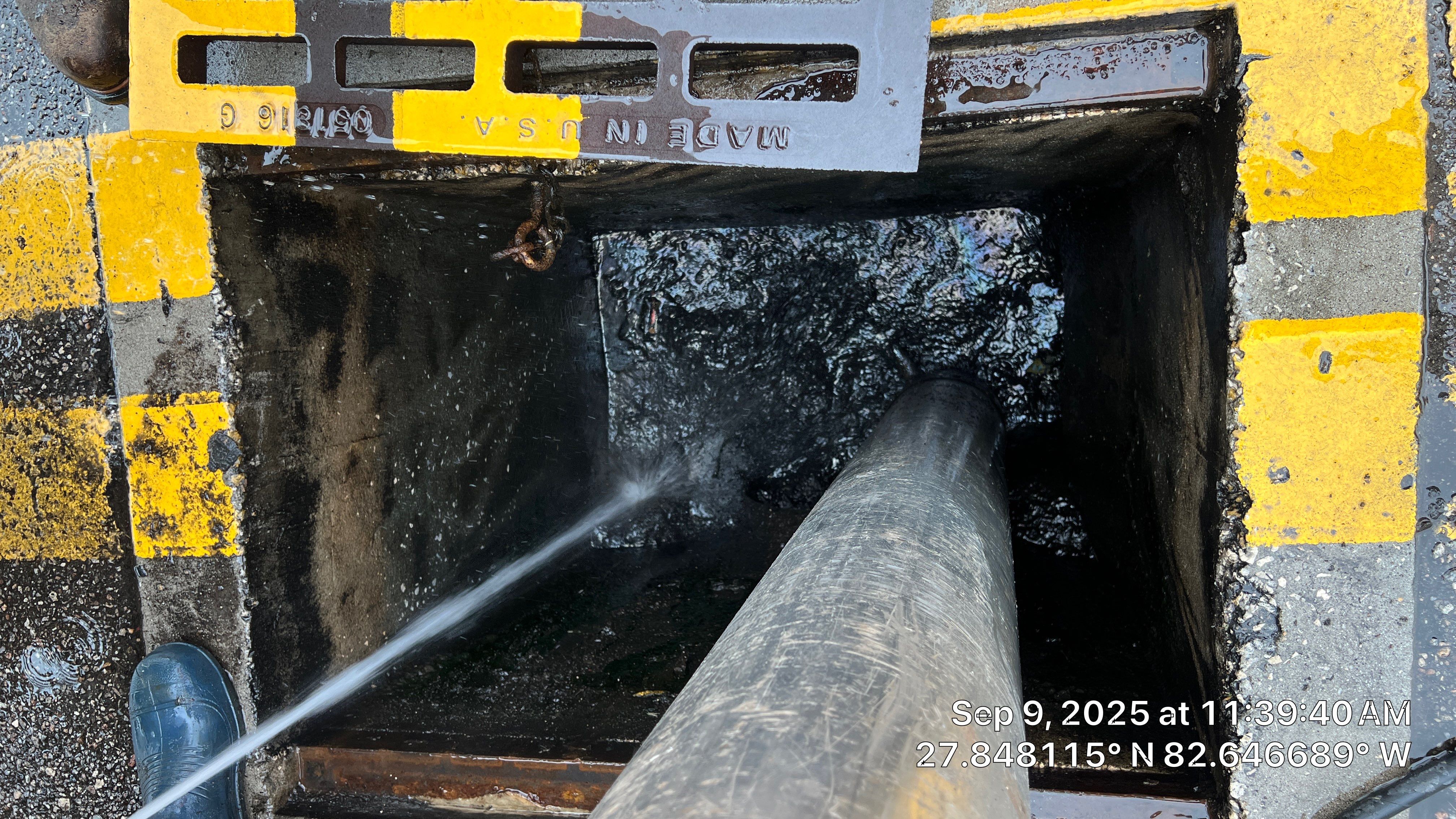St. Petersburg 7-Eleven Stormwater System Cleaning by Don Mar, Inc. Storm Water Solutions