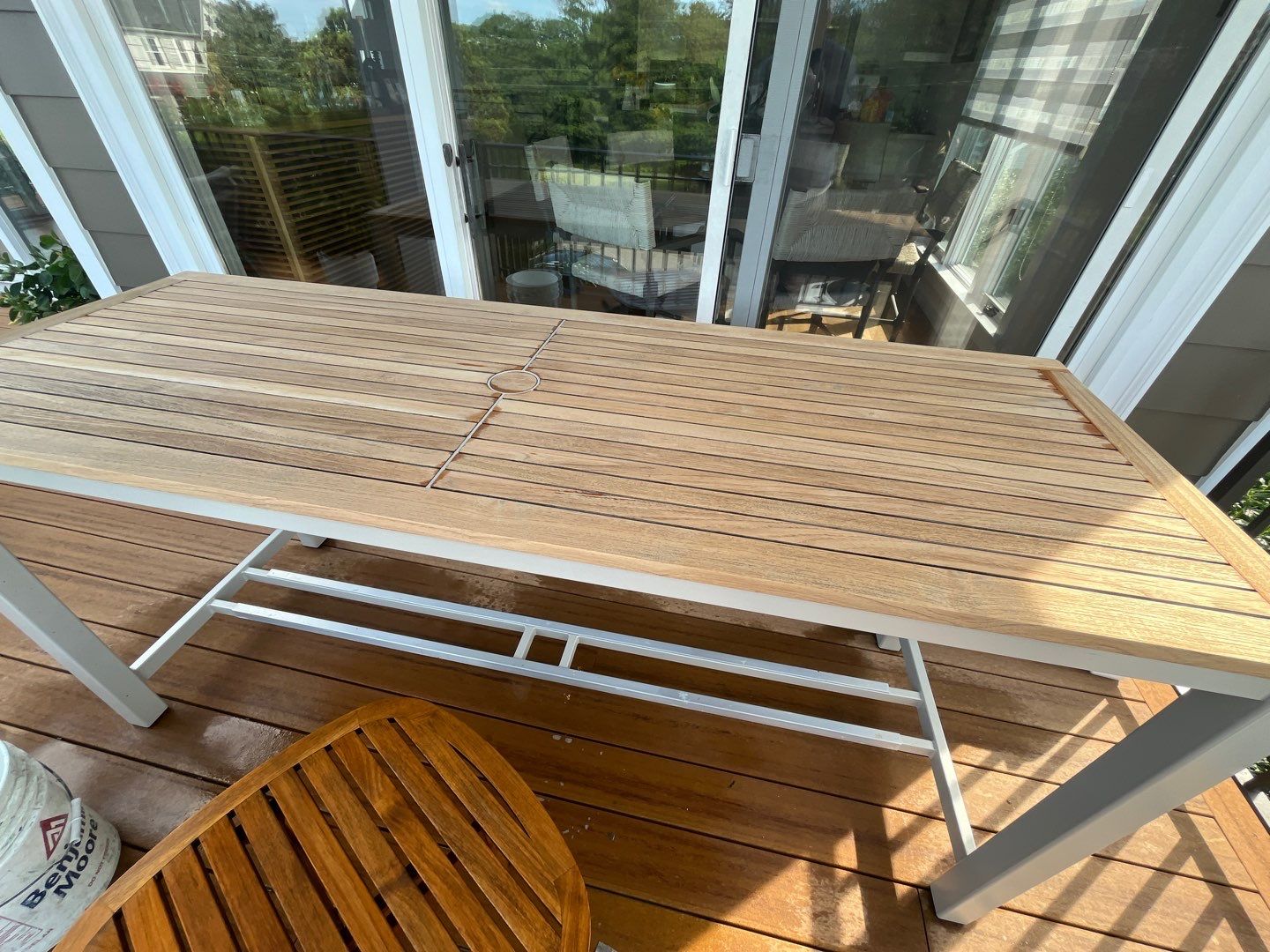 Teak Outdoor Furniture Restoration by FreshCoat Works LLC