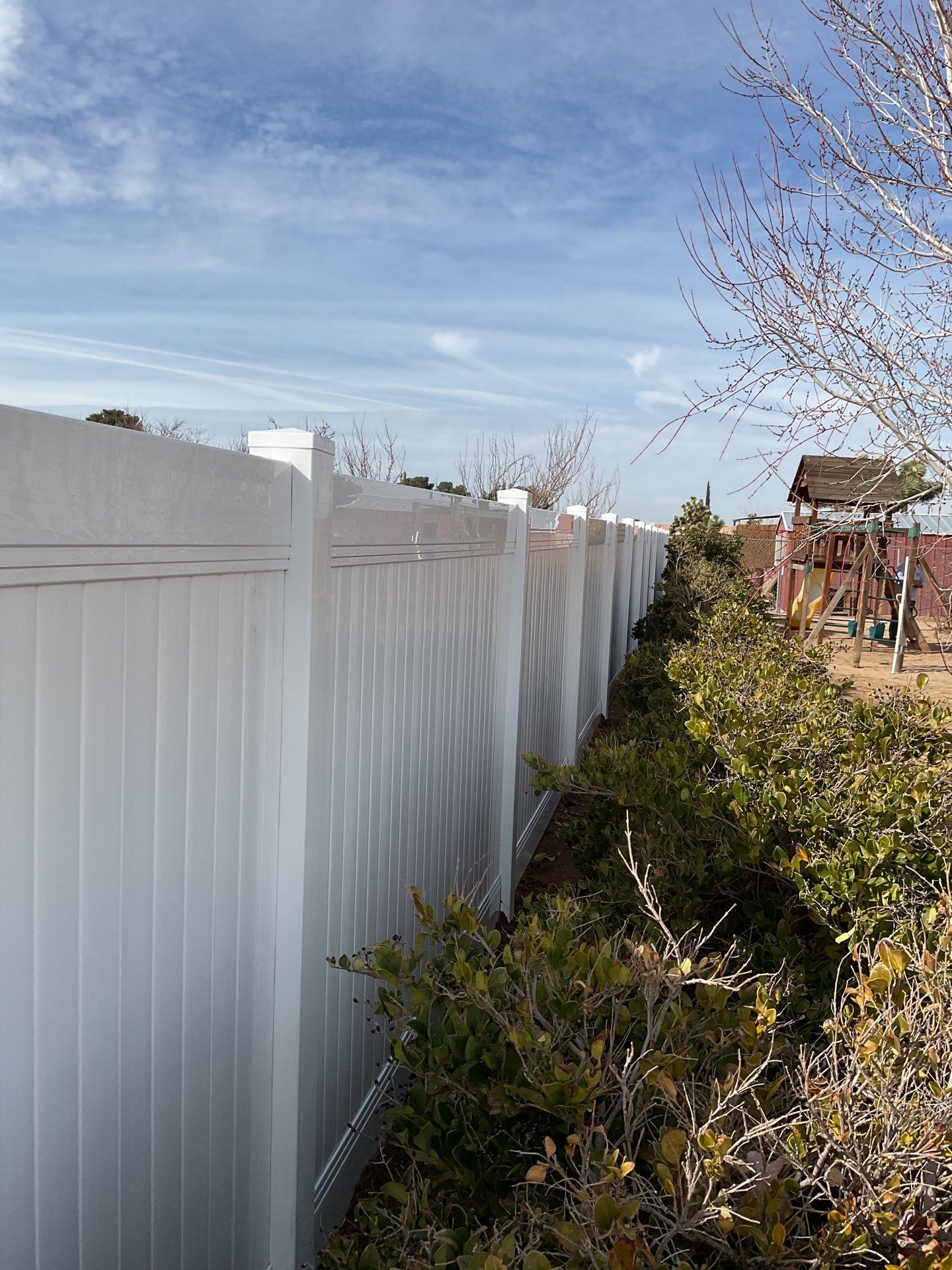 Fence Installation using Vinyl by Fence Guys Inc. 