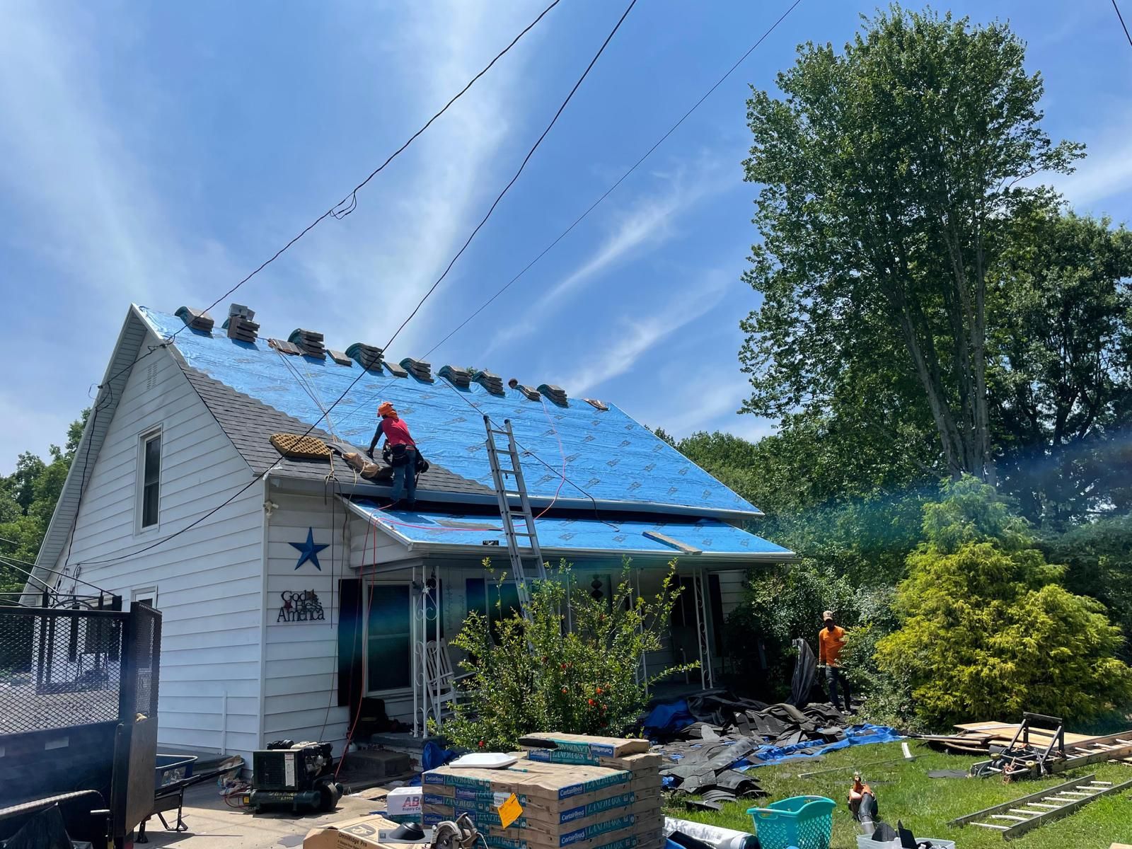 Cherryville NC Roof and Siding Job  by Here4You Restoration 